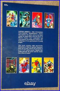 Marvel Comics Poster Book 1991 11X16