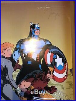 Marvel Comics Poster book 1991. Jim Lee Signed (7x) & Scott WillIams Signed (5x)