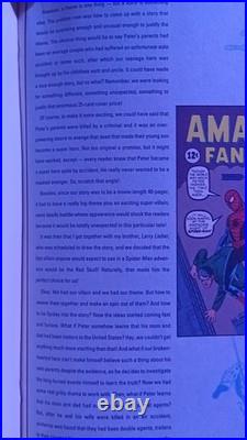 Marvel Comics Spider-Man Comic Book Gatefold Poster Boarded First Appearance