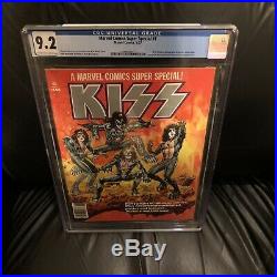 Marvel Comics Super Special # 1 (1977) With Poster! KISS Blood! CGC 9.2 NM