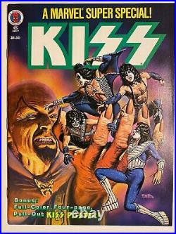 Marvel Comics Super Special #5 KISS (1978) With Poster Attached