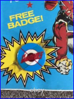 Marvel Comics UK, The Daredevils #1, 1981, with Badge & Poster, VGC, Rare & Complete