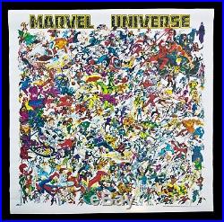Marvel Comics Universe Giant Super Hero Vintage Poster 50x50 inch