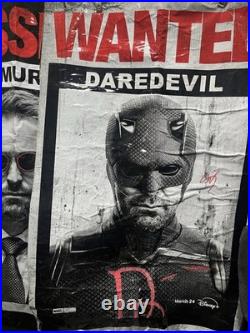 Marvel Daredevil Matt Murdock Missing Promo Poster signed by Stephanie Phillips