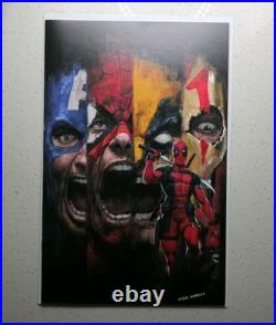 Marvel Deadpool Spider-Man Captain America Wolverine comic book