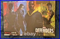 Marvel Defenders Netflix Exclusive SDCC 2017 promo Poster Rare Daredevil