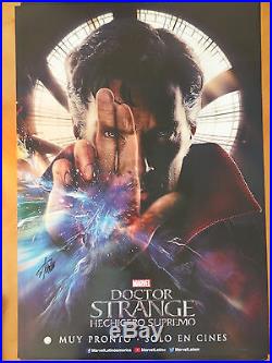 Marvel Dr. Strange 27x40 DS Movie Poster Signed By Stan Lee WithCOA