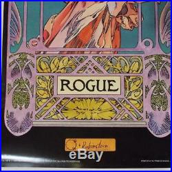 Marvel Gambit Rogue Poster Set Joe Quesada 1994 Art Nouveau Style 11 x 34