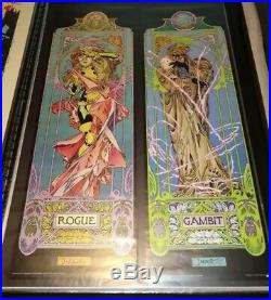 Marvel Gambit Rogue Wrapped Poster Set 90s 1994 11 x 34 X-Men Vintage VTG New