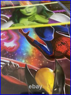 Marvel INFINITY GAUNTLET ACT I, II, III SDCC 2018 Posters Auto Crystal Grazian