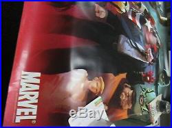 Marvel Invincible Ironman vinyl banner 10 feet long comic Hulk Dr Strange RARE