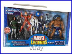 Marvel Legends Fantastic Four 4 Box set & Poster Book ToyBiz Dr. Doom 2004