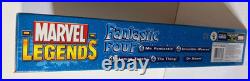 Marvel Legends Fantastic Four 4 Box set & Poster Book ToyBiz Dr. Doom 2004