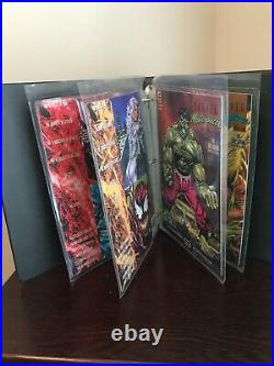 Marvel Masterpieces Poster Book 4 Issue Collection signed by Joe Jusko with COA