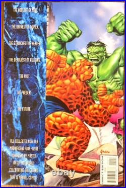 Marvel Masterpieces Poster Book Collection Set Autographed By Joe Jusko