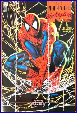 Marvel Masterpieces Poster Book Collection Set Autographed By Joe Jusko