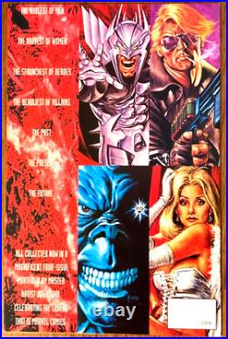 Marvel Masterpieces Poster Book Collection Set Autographed By Joe Jusko