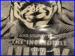 Marvel Production Sample Poster Art 1991 Incredible Hulk Big Stupid Myth Comic