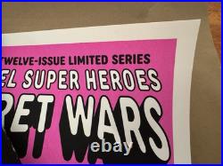 Marvel Secret Wars #8 Poster 100% Soft Truck Torrence Dayglow Variant #/100