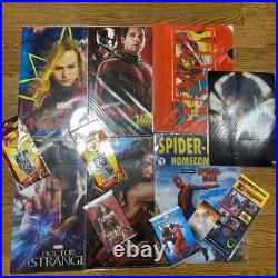 Marvel Spider-Man Captain Art Poster Comic Set Clear File Ant-Man & The Wasp
