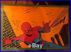 Marvel Spiderman 1971 The Third Eye Inc. Black Light Poster #4016