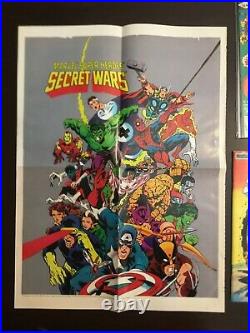 Marvel Super-Heroes Secret Wars Coloring Activity Book #1 UNUSED with POSTER! 8 NM