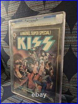 Marvel Super Special #5 CGC 9.2 POSTER KISS Comics Magazine 1978 GENE PAUL ACE