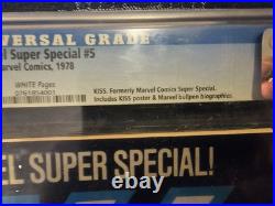 Marvel Super Special #5 CGC 9.2 POSTER KISS Comics Magazine 1978 GENE PAUL ACE