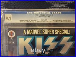 Marvel Super Special #5 CGC 9.2 POSTER KISS Comics Magazine 1978 GENE PAUL ACE