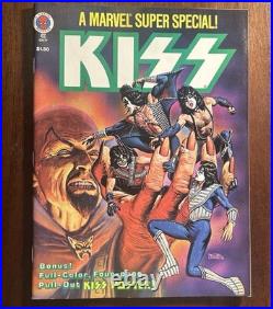 Marvel Super Special #5 With POSTER 2nd Solo KISS Comics! BEAUTIFUL BOOK MINT