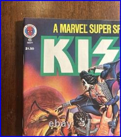 Marvel Super Special #5 With POSTER 2nd Solo KISS Comics! BEAUTIFUL BOOK MINT