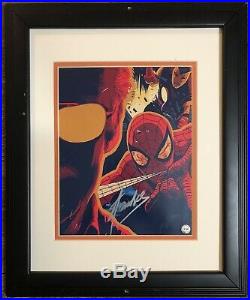 Marvel The Avengers Spiderman 16 1/2 x 13 1/2 Poster Signed By Stan Lee WithCOA