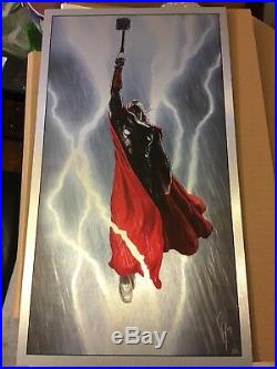 Marvel Thor The Dark World Limited Edition Metal Variant Print And Silver Foil