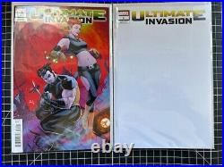 Marvel Ultimate Invasion #1-4 A Covers + Variants + 24X36 Poster 15 Books Total