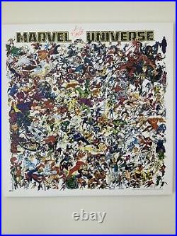 Marvel Universe Poster 50 X 50 Made Out Of Canvas Hi Resolution Brilliant Colors