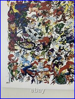 Marvel Universe Poster 50 X 50 Made Out Of Canvas Hi Resolution Brilliant Colors