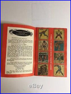 Marvel Value Stamp Book 99/100 Stamps Rare+Spider-Man Poster+Sticker Card HTF