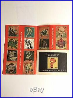Marvel Value Stamp Book 99/100 Stamps Rare+Spider-Man Poster+Sticker Card HTF