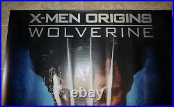 Marvel X Comic Book X MEN WOLVERINE VINYL MOVIE POSTER RARE THEATRE USED