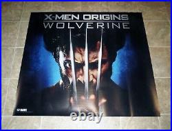 Marvel X Comic Book X MEN WOLVERINE VINYL MOVIE POSTER RARE THEATRE USED