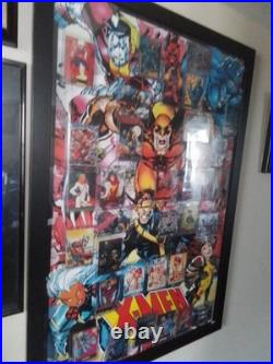 Marvel X-Men Framed Poster Set Large Comic Book Collage Wolverine Storm Rogue