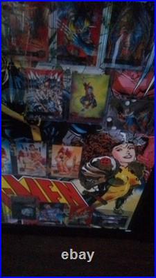 Marvel X-Men Framed Poster Set Large Comic Book Collage Wolverine Storm Rogue