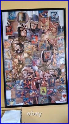 Marvel X-Men Framed Poster Set Large Comic Book Collage Wolverine Storm Rogue