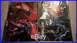 Marvel dc comics 44 LAMINATED poster lot xmen 44 avengers superman spiderman jla