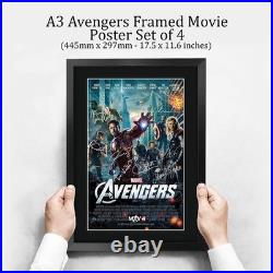 Marvel's Avengers All 4 Collection Signed Poster Ideal Gift for Collectors Marvel's Avengers All 4 Collection Signed Poster Ideal Gift for Collectors