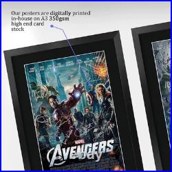 Marvel's Avengers All 4 Collection Signed Poster Ideal Gift for Collectors Marvel's Avengers All 4 Collection Signed Poster Ideal Gift for Collectors