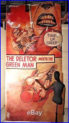 Massive Manga Anime Japanese Comic Poster Plastic Advertising Sign Dc Green Man