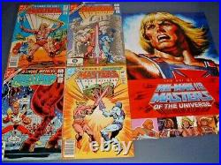 Masters Of The Universe 1 2 3 +preview+poster Nm Keys (1&3newstand) Set DC 1982