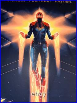 Matt Ferguson Captain Marvel Signed Limited Movie Poster Art Print BNG Mondo Matt Ferguson Captain Marvel Signed Limited Movie Poster Art Print BNG Mondo