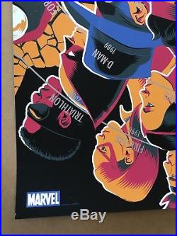 Matt Taylor Signed Avengers Mondo Print Comic Book Poster Art Infinity War SDCC